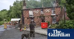 Fire engulfs historic pub famed for being wonkiest in Britain