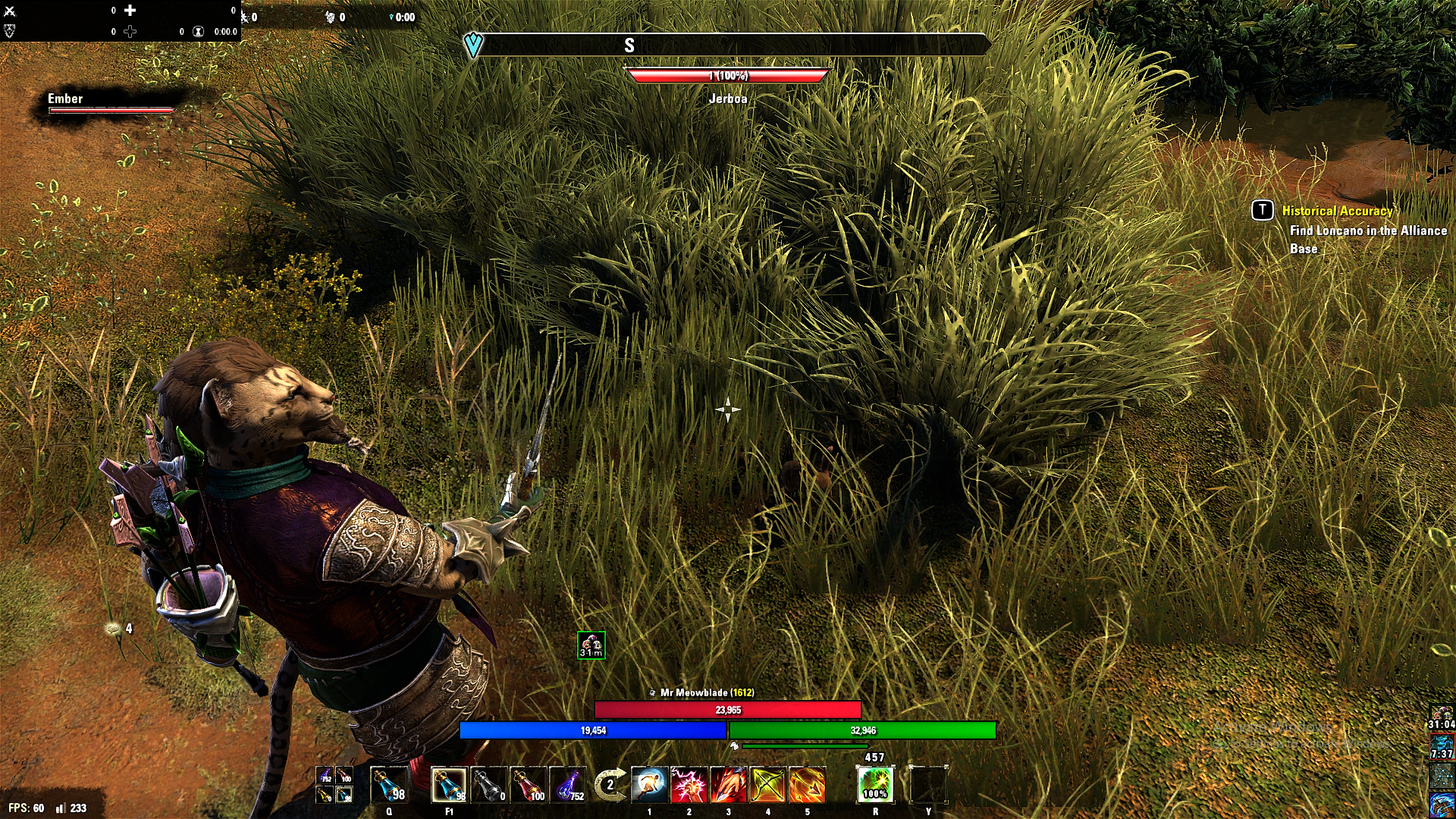 I found a sneaky Jerboa in the wild... in the elder scrolls online