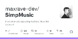 GitHub - maxrave-dev/SimpMusic: A simple music app using YouTube Music for backend